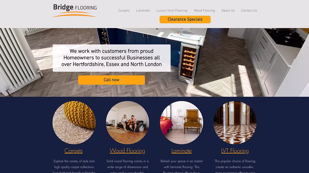 Bridge Flooring website